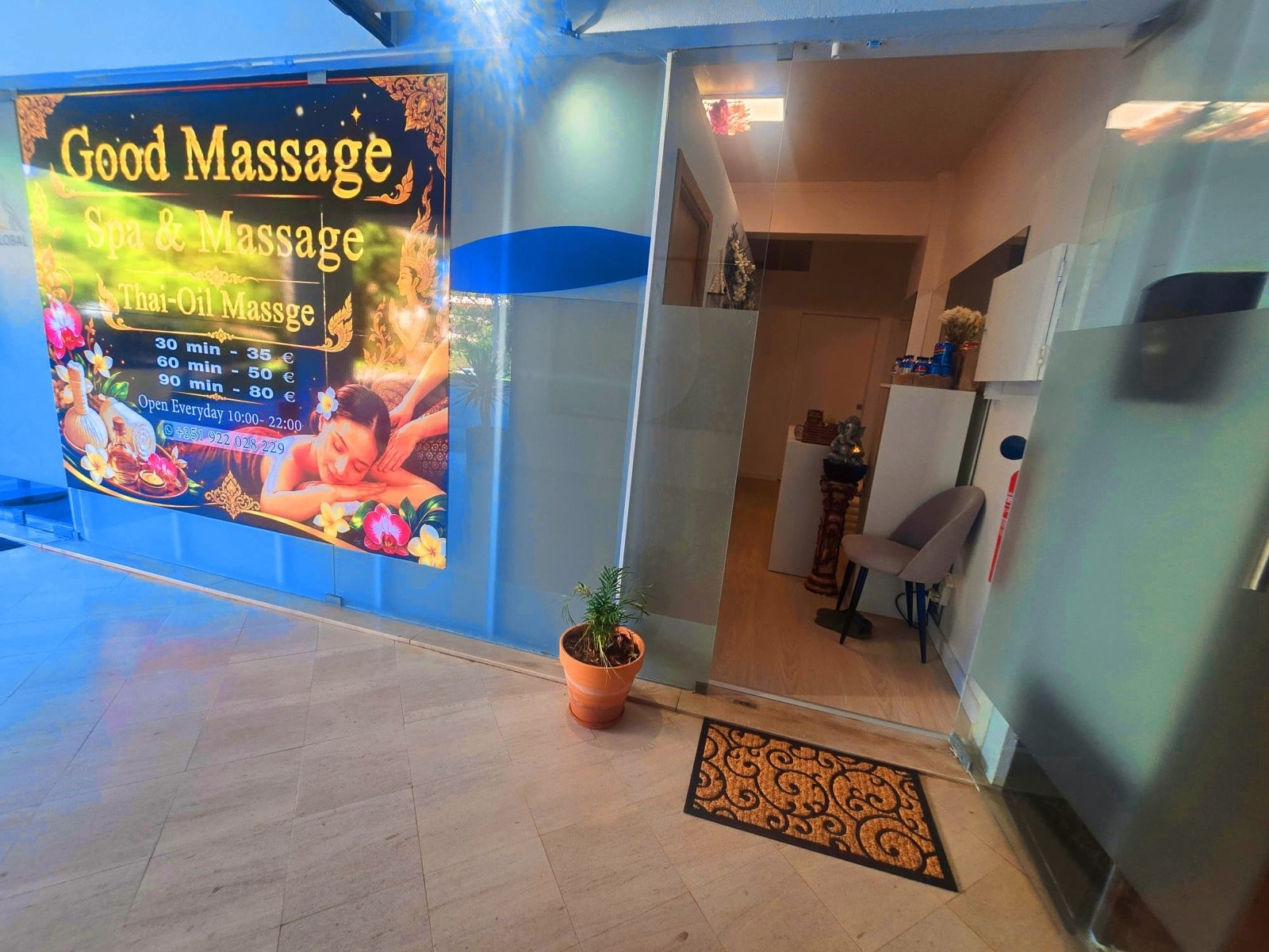 Entrada da Good Massage